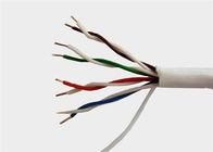 کابل های شبکه Lan Ethernet Cca Pvc Pe Cat 5 کابل سفید Cat6 سیاه